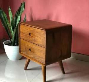Nakas Minimalis Retro Kayu Jati