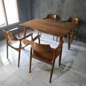 Set Kursi Cafe Kayu Jati Minimalis
